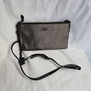 Coach Shimmering Cooper Small Crossbody Bag With Removable Long Strap